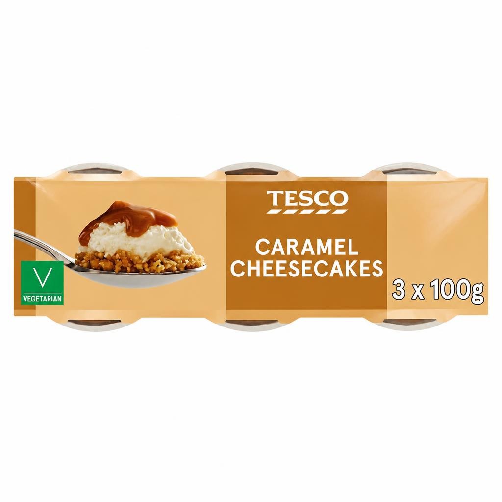 Tesco Caramel Cheesecake 3 x 100g