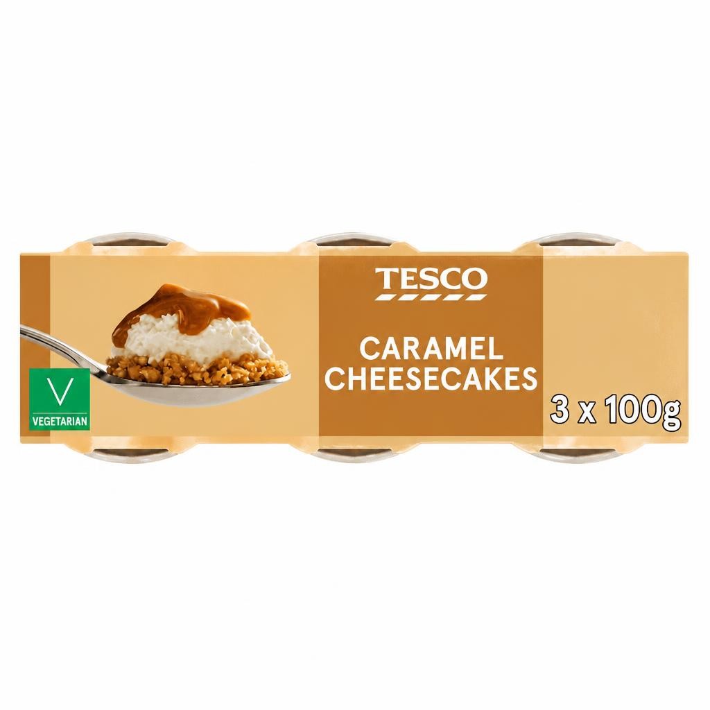 Tesco Caramel Cheesecake 3 x 100g