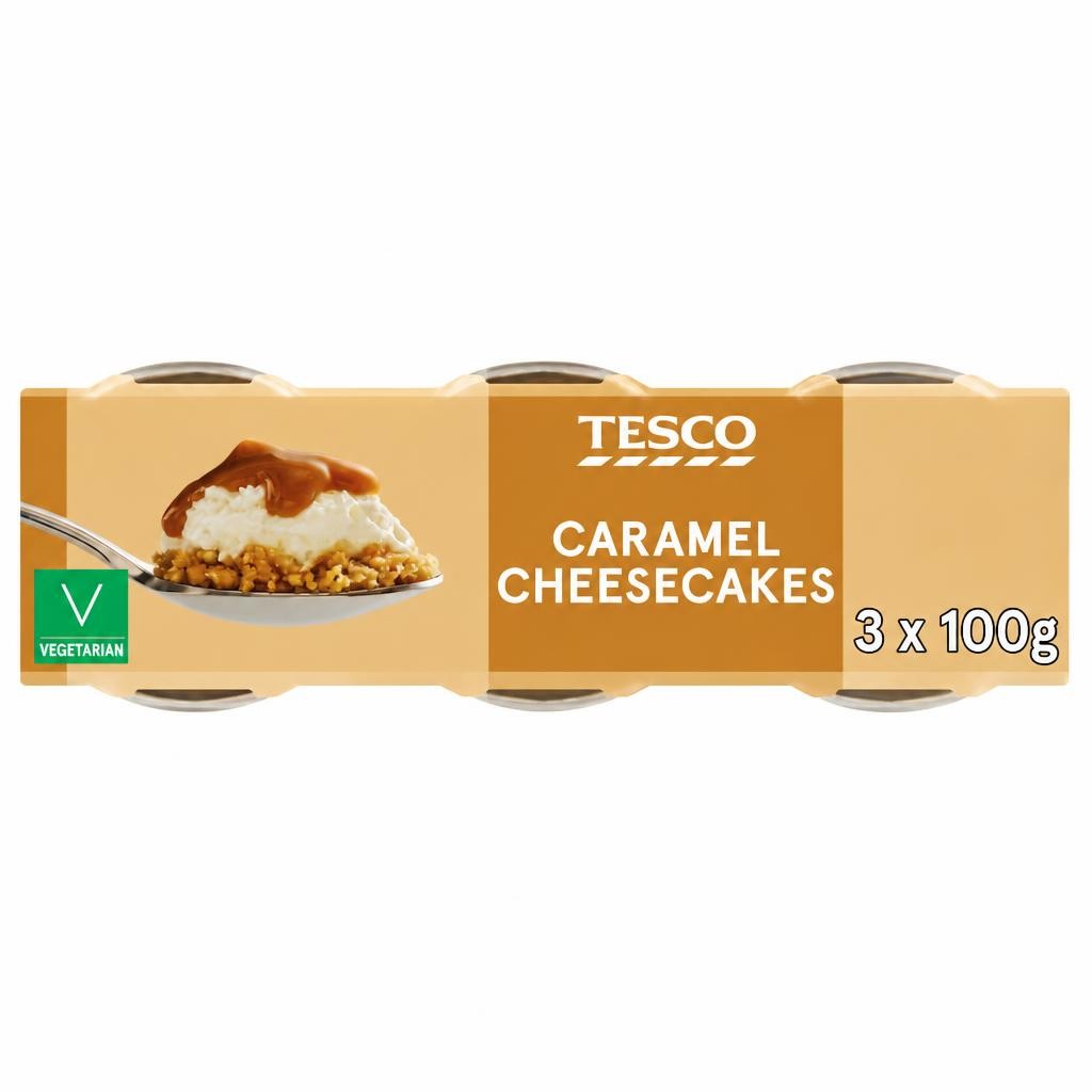 Tesco Caramel Cheesecake 3 x 100g