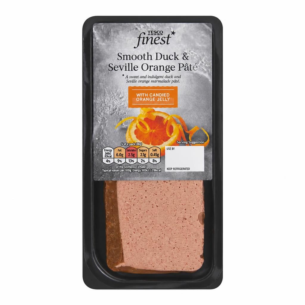 Tesco Finest Duck & Seville Orange Pate 150g