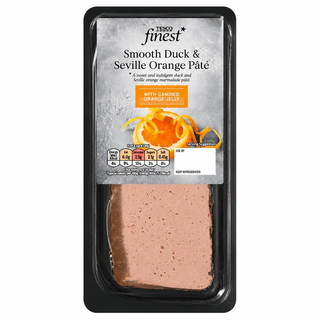 Tesco Finest Duck & Seville Orange Pate 150g