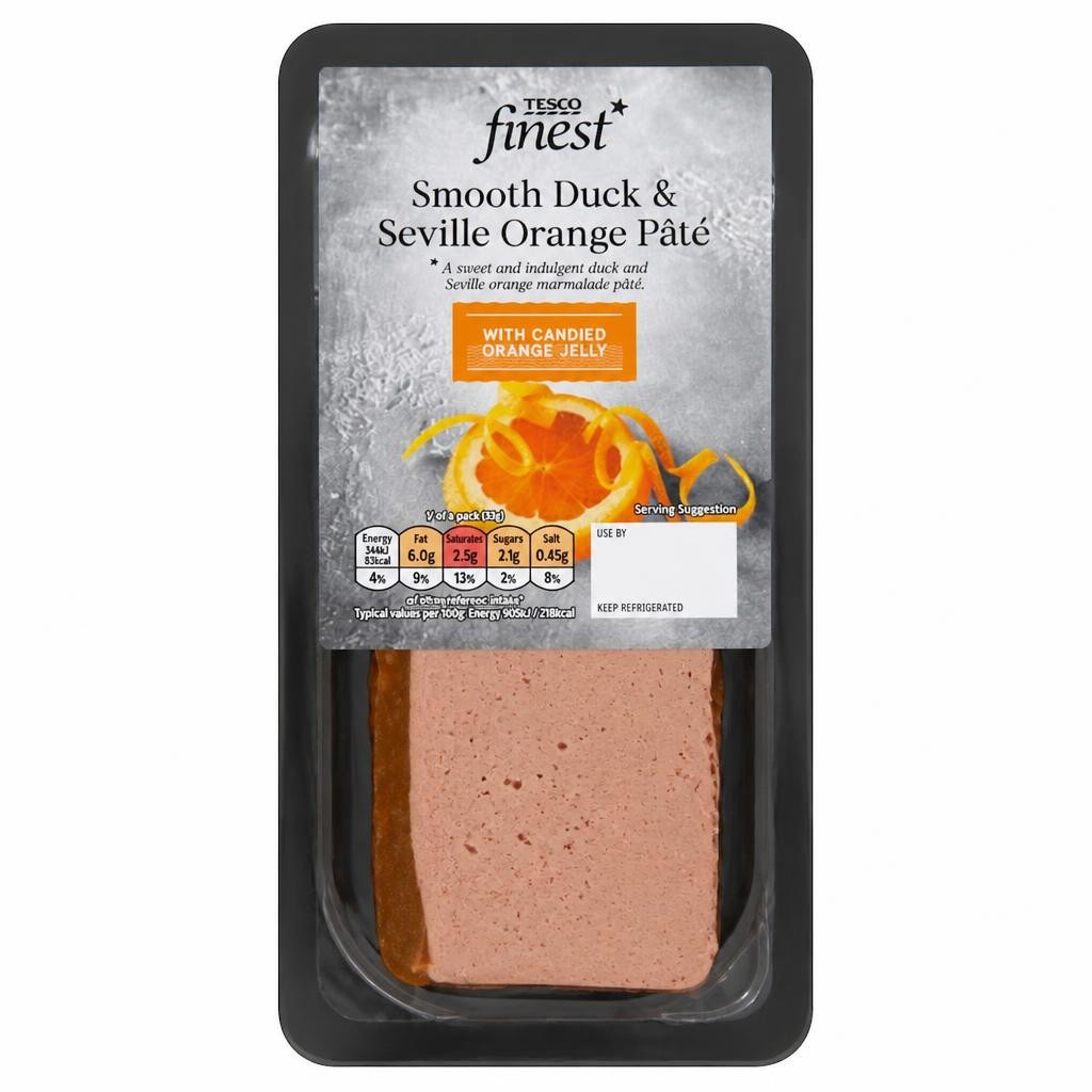 Tesco Finest Duck & Seville Orange Pate 150g