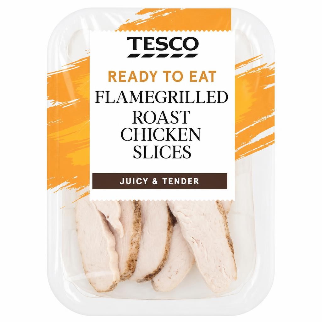 Tesco Flamegrilled Roast Chicken Slices 160g