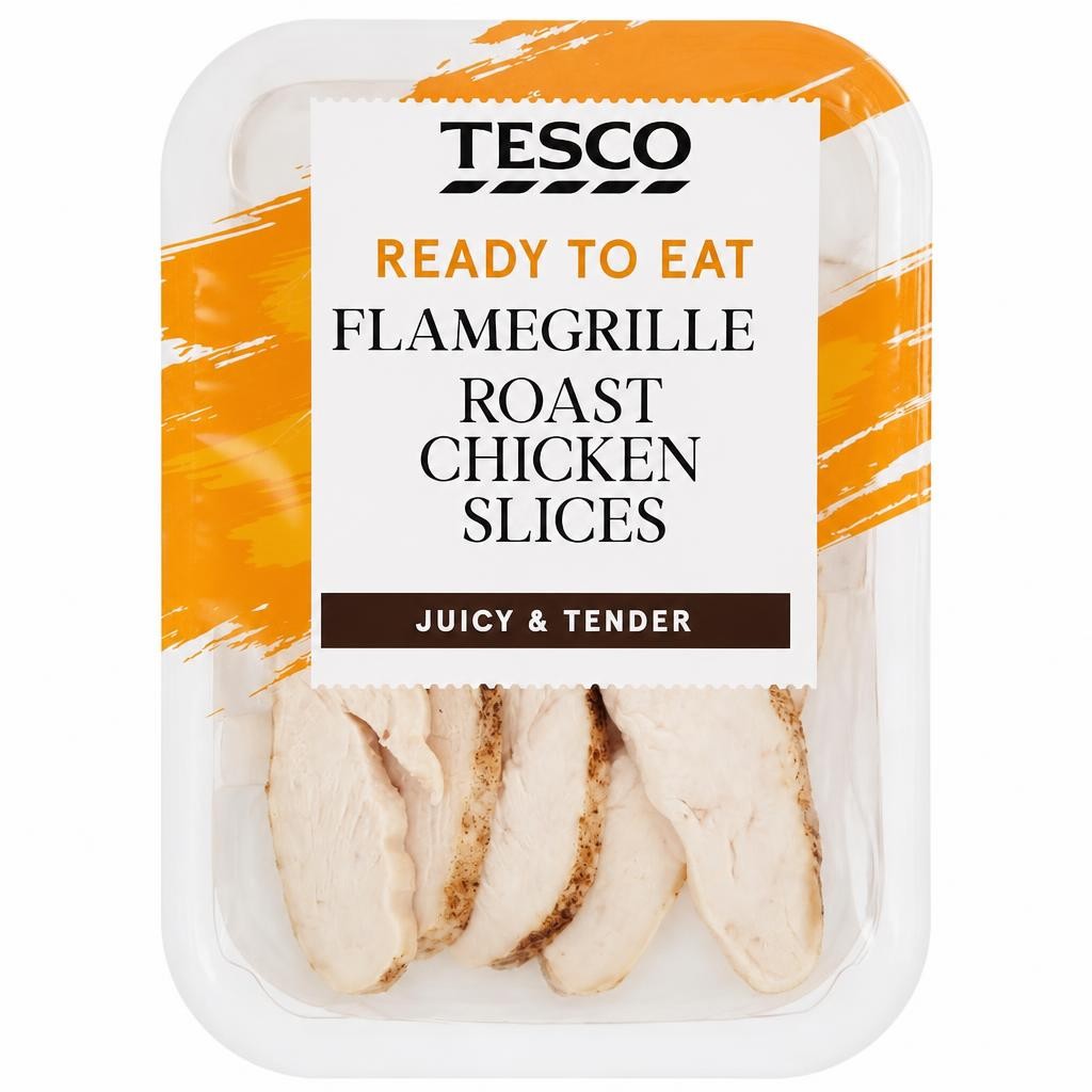 Tesco Flamegrilled Roast Chicken Slices 160g