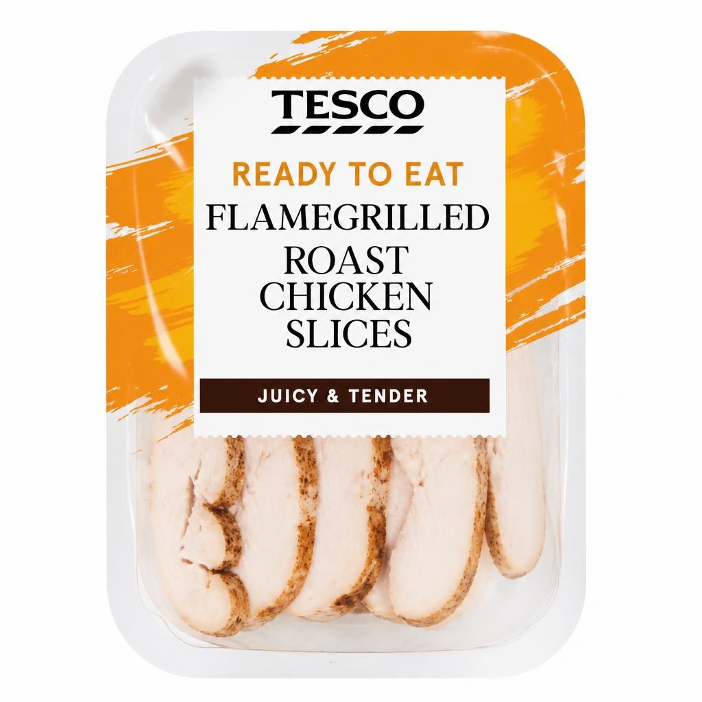 Tesco Flamegrilled Roast Chicken Slices 160g