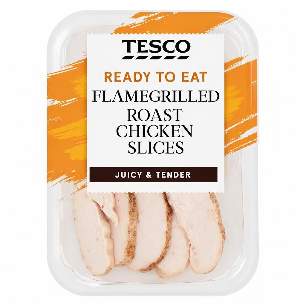 Tesco Flamegrilled Roast Chicken Slices 160g