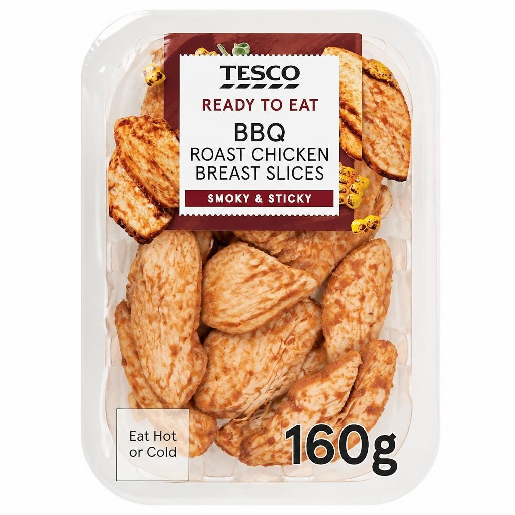 Tesco BBQ Roast Chicken Slices 160g