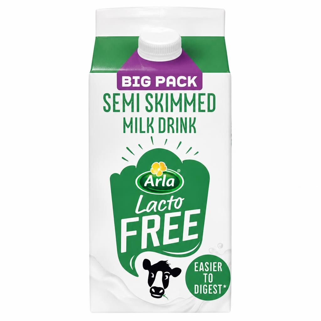 Arla LactoFREE Semi Skimmed Milk Drink 2L