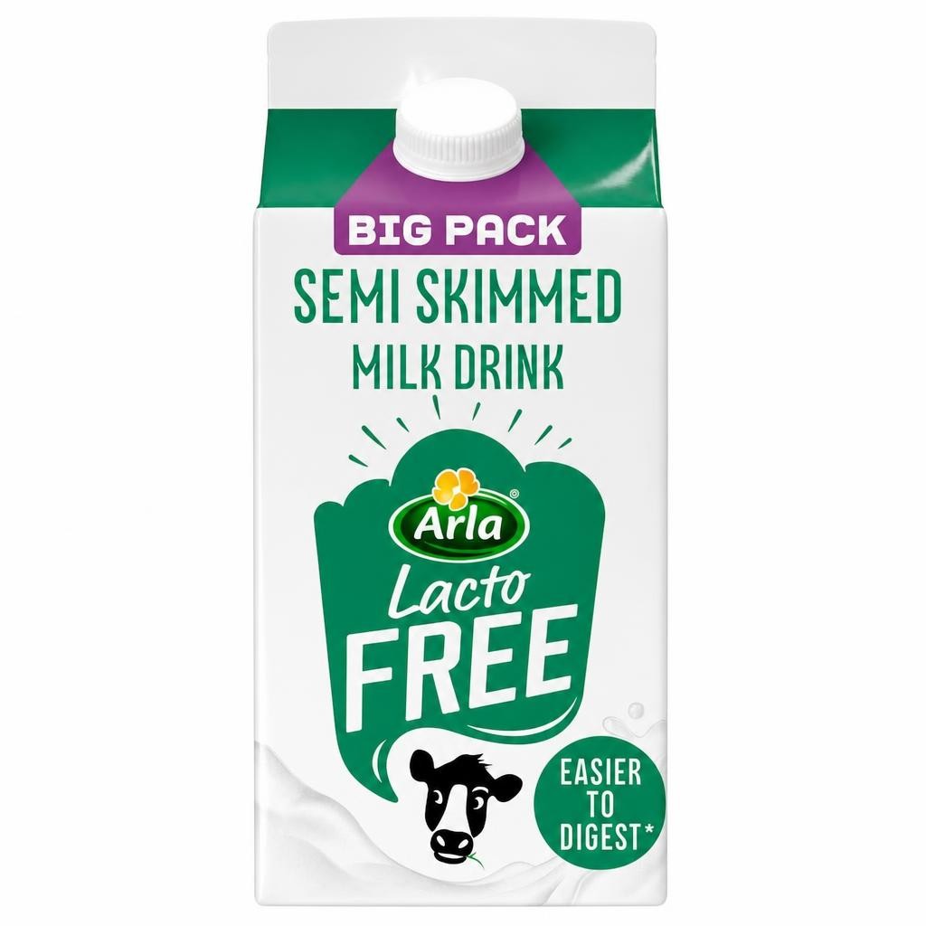 Arla LactoFREE Semi Skimmed Milk Drink 2L