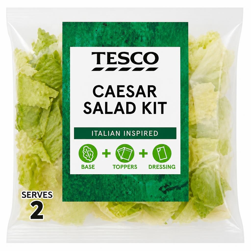 Tesco Caesar Salad Kit 250G