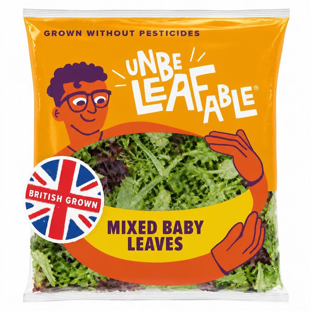 Unbeleafable Mixed Baby Leaves 80g