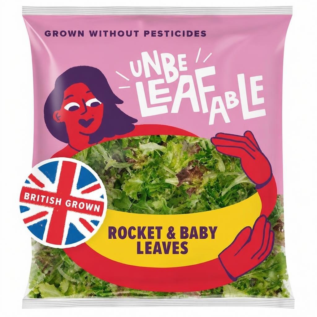 Unbeleafable Rocket & Baby Leaves 80g
