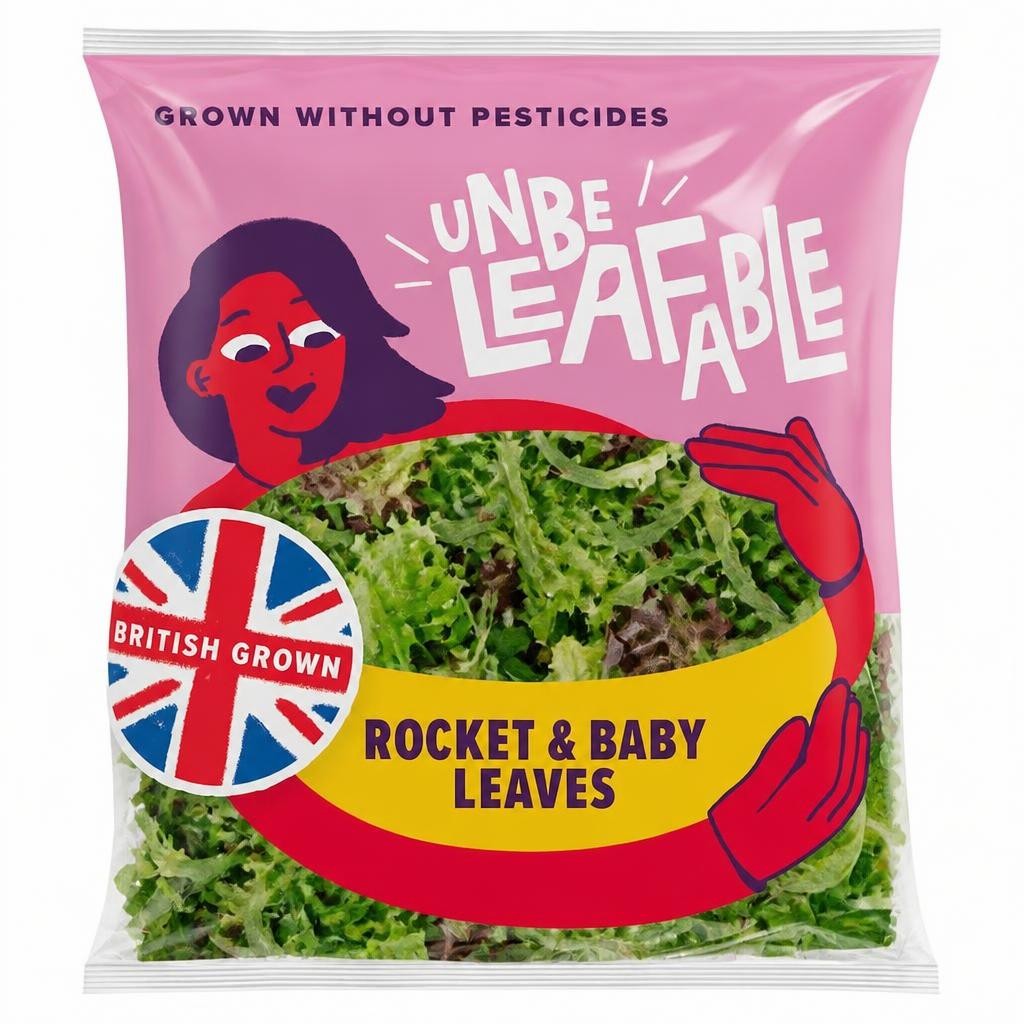 Unbeleafable Rocket & Baby Leaves 80g