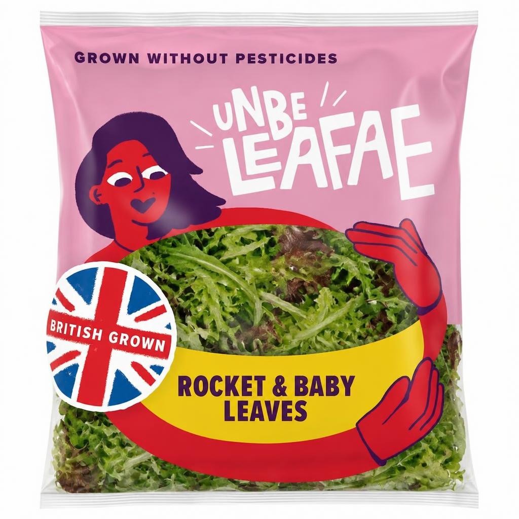 Unbeleafable Rocket & Baby Leaves 80g