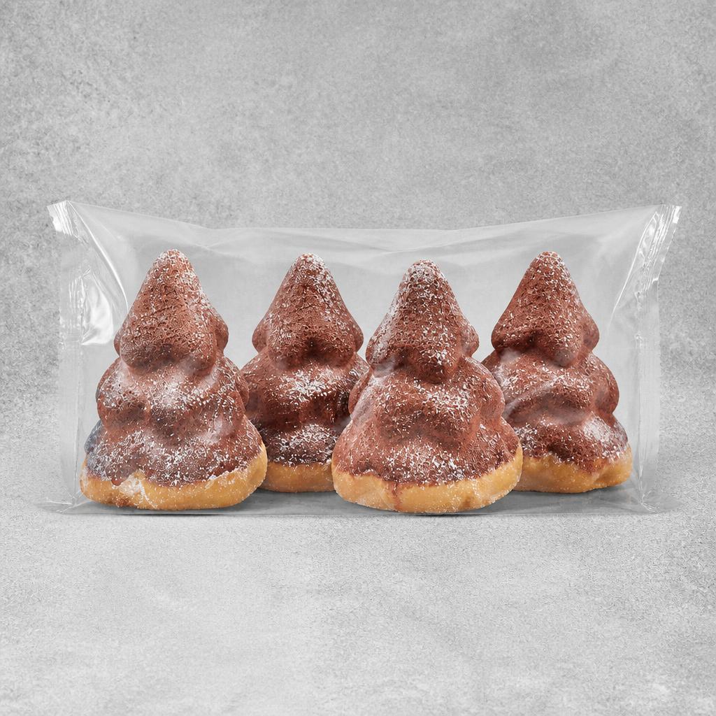 77. Tesco Finest Belgian Chocolate Snowy Trees 280g (Serves 4)