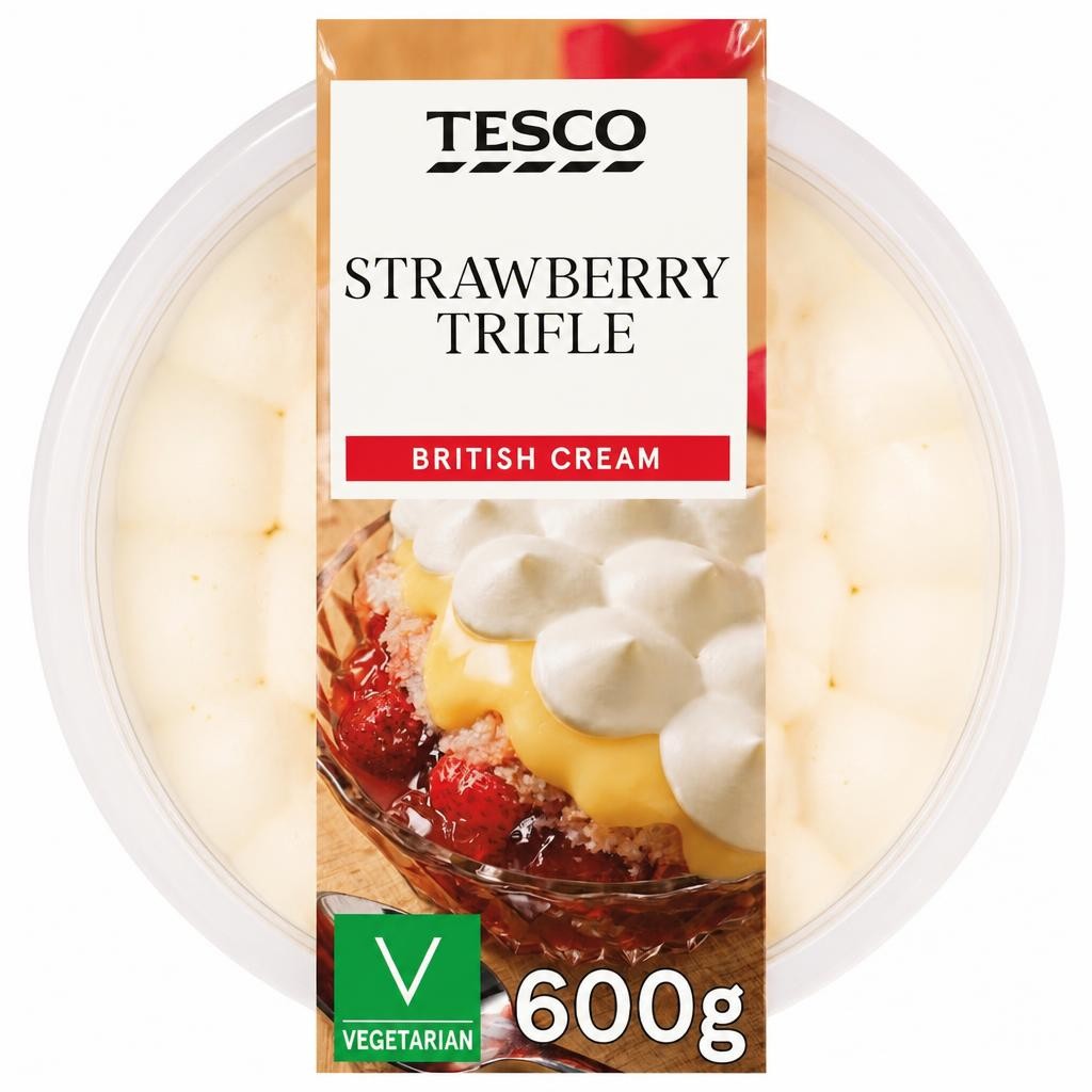 Tesco Strawberry Trifle 600G