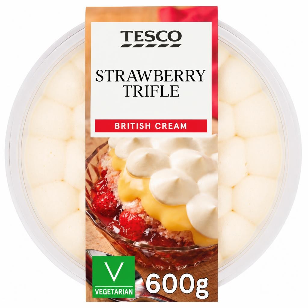 Tesco Strawberry Trifle 600G