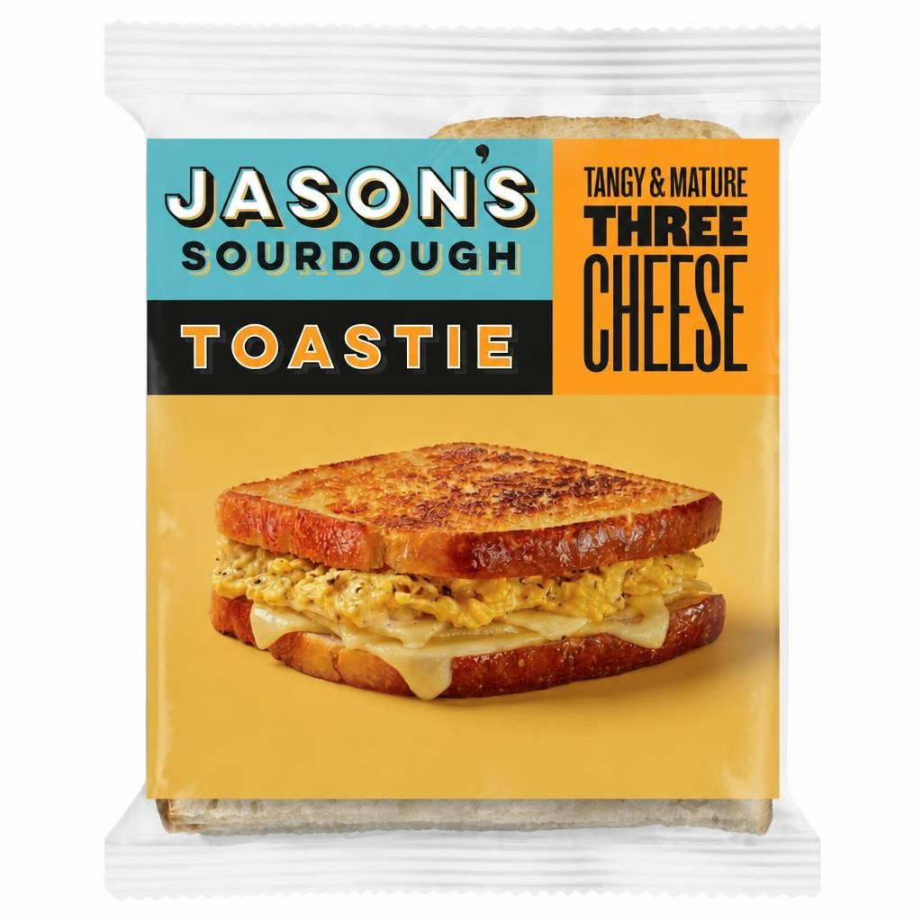 Jason's Sourdough Tangy & Mature Three Cheese Toastie - 163g