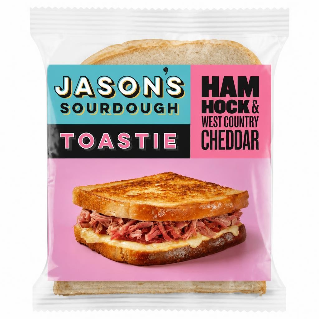 Jason's Sourdough Ham Hock & Cheddar Toastie - 176g