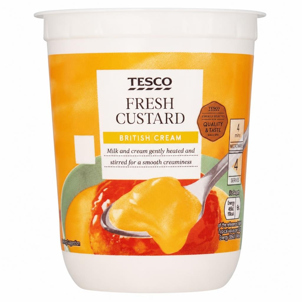 Tesco Fresh Custard 500G