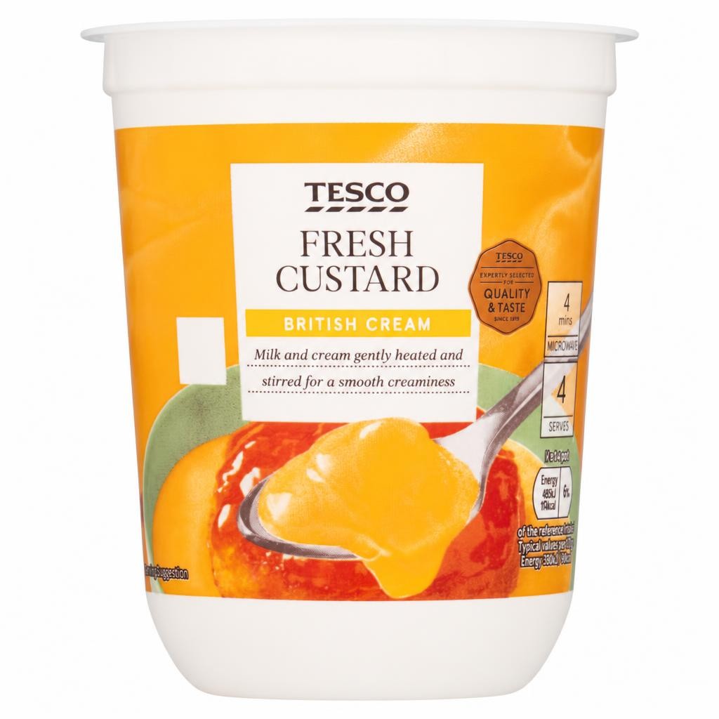 Tesco Fresh Custard 500G