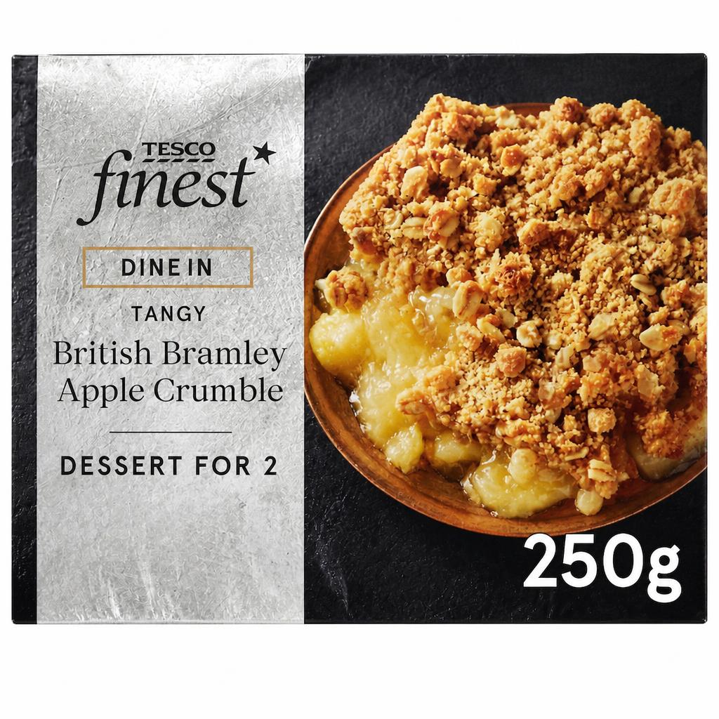 Tesco Finest British Bramley Apple Crumble 250g