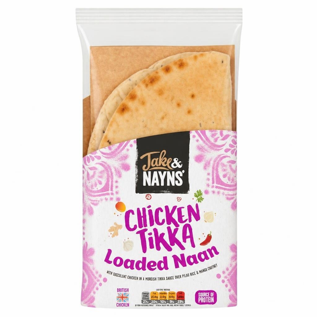 Jake & Nayns' Chicken Tikka Loaded Naan 185g