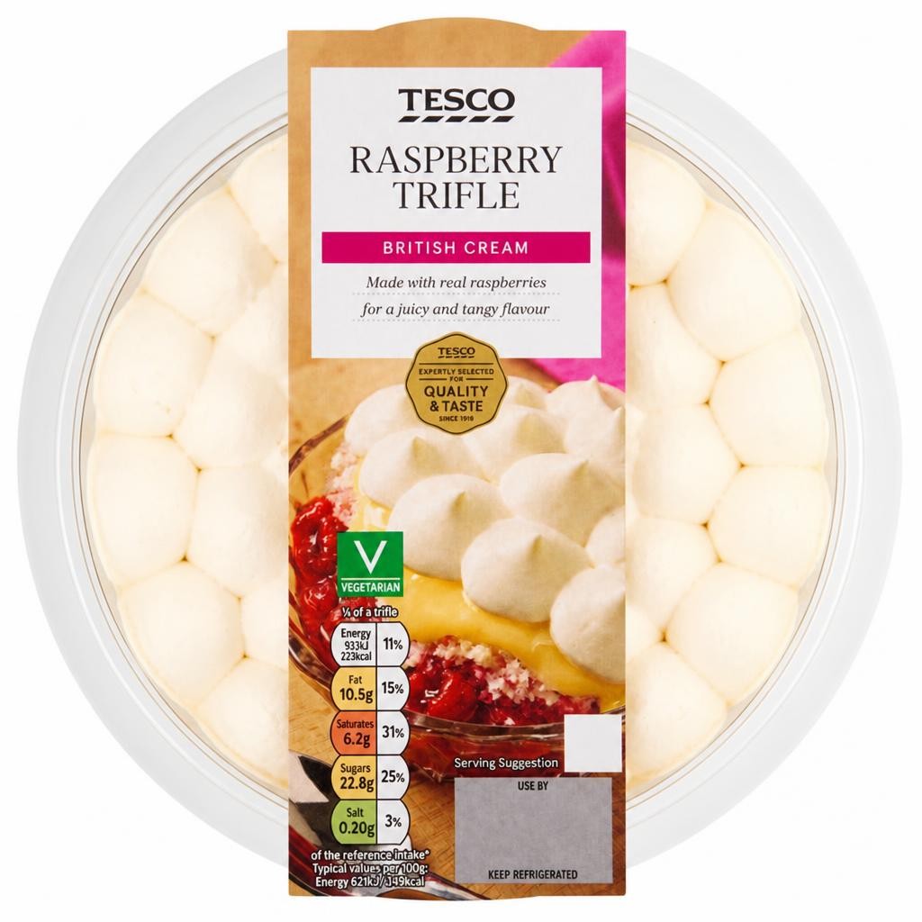 Tesco Raspberry Trifle 600g