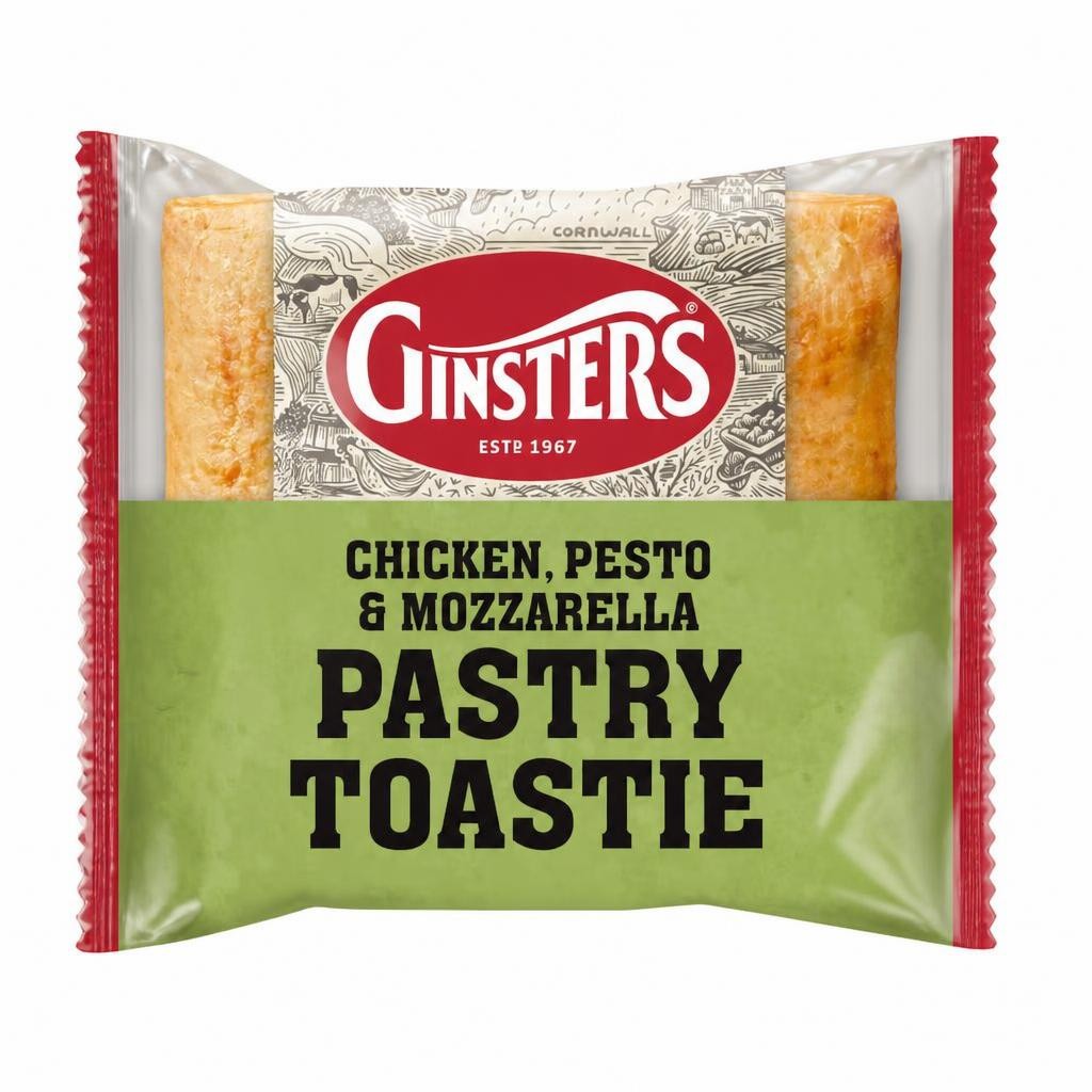 Ginsters Chicken Pesto Mozzarella Pastry Toastie 130g