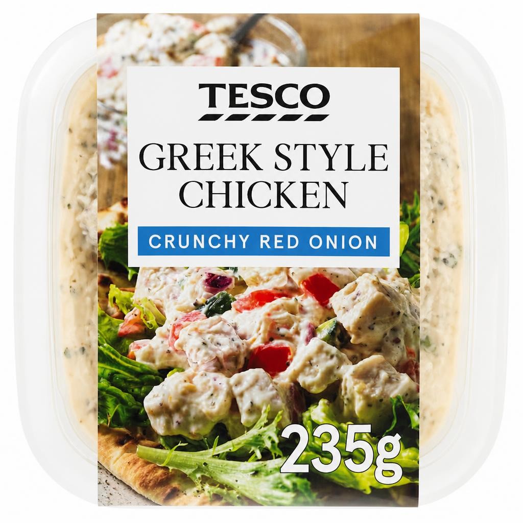 Tesco Greek Style Chicken Sandwich Filler 235g