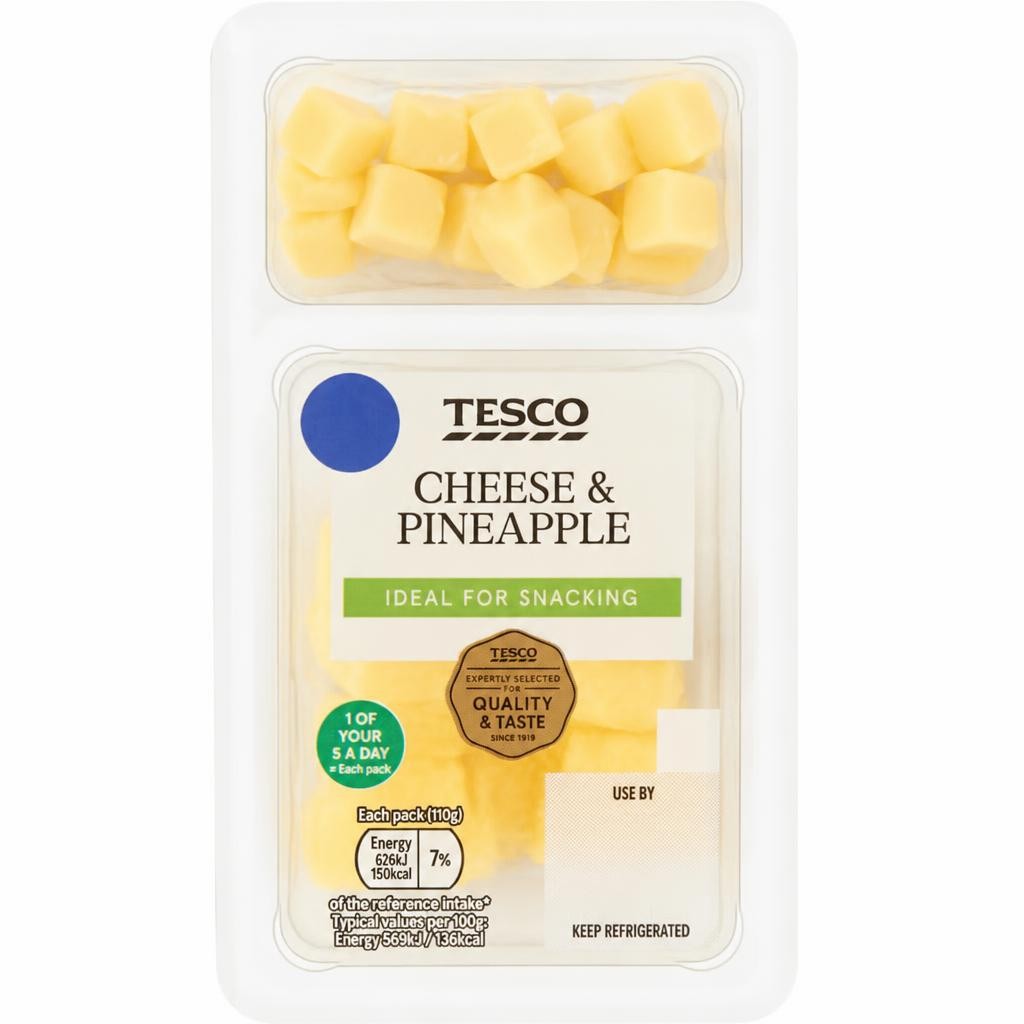 Tesco Cheese & Pineapple Snack Pack 110g