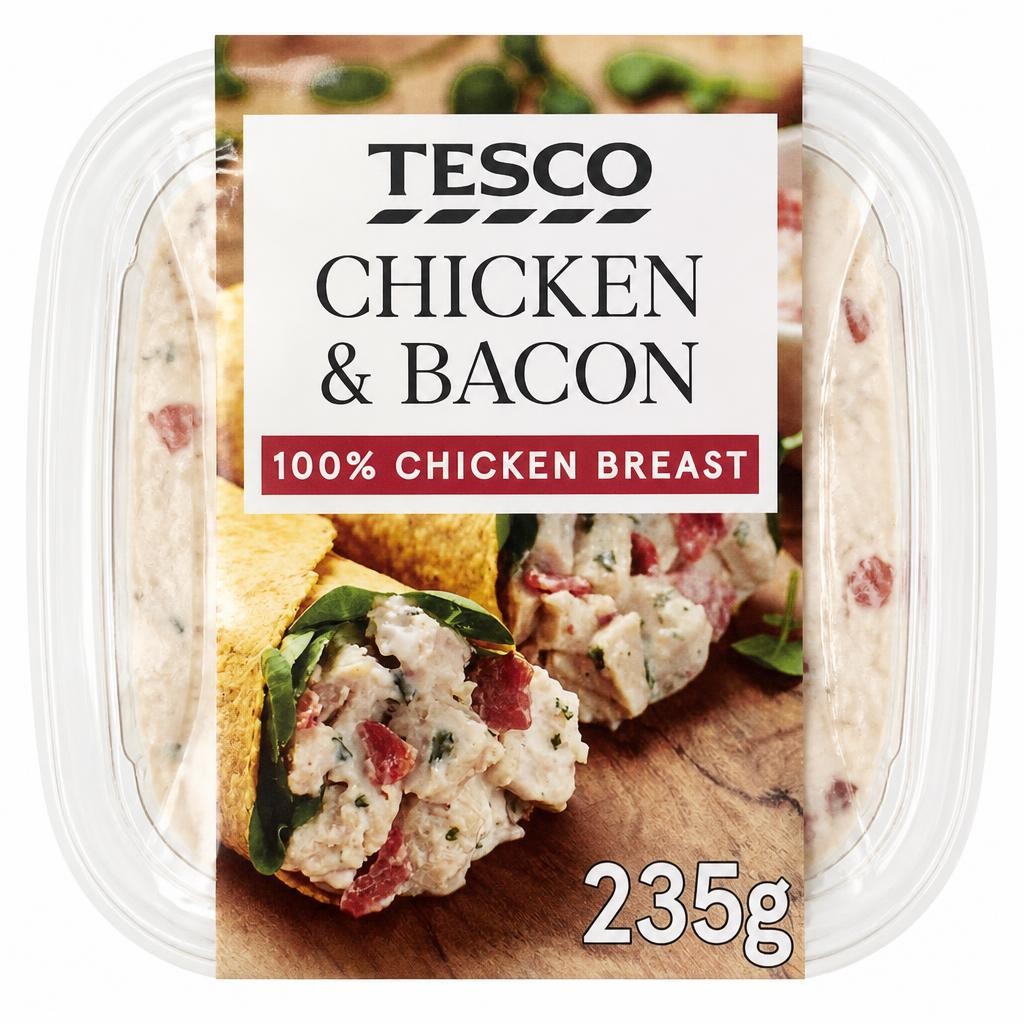 Tesco Chicken & Bacon Sandwich Filler 235g