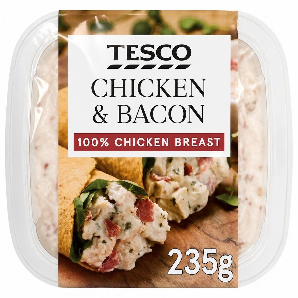 Tesco Chicken & Bacon Sandwich Filler 235g