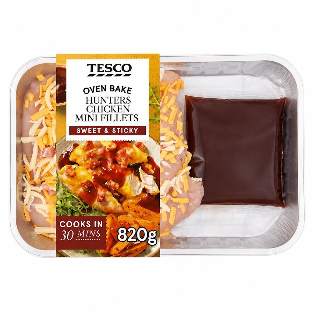 Tesco Hunters Chicken Mini Fillets 820g