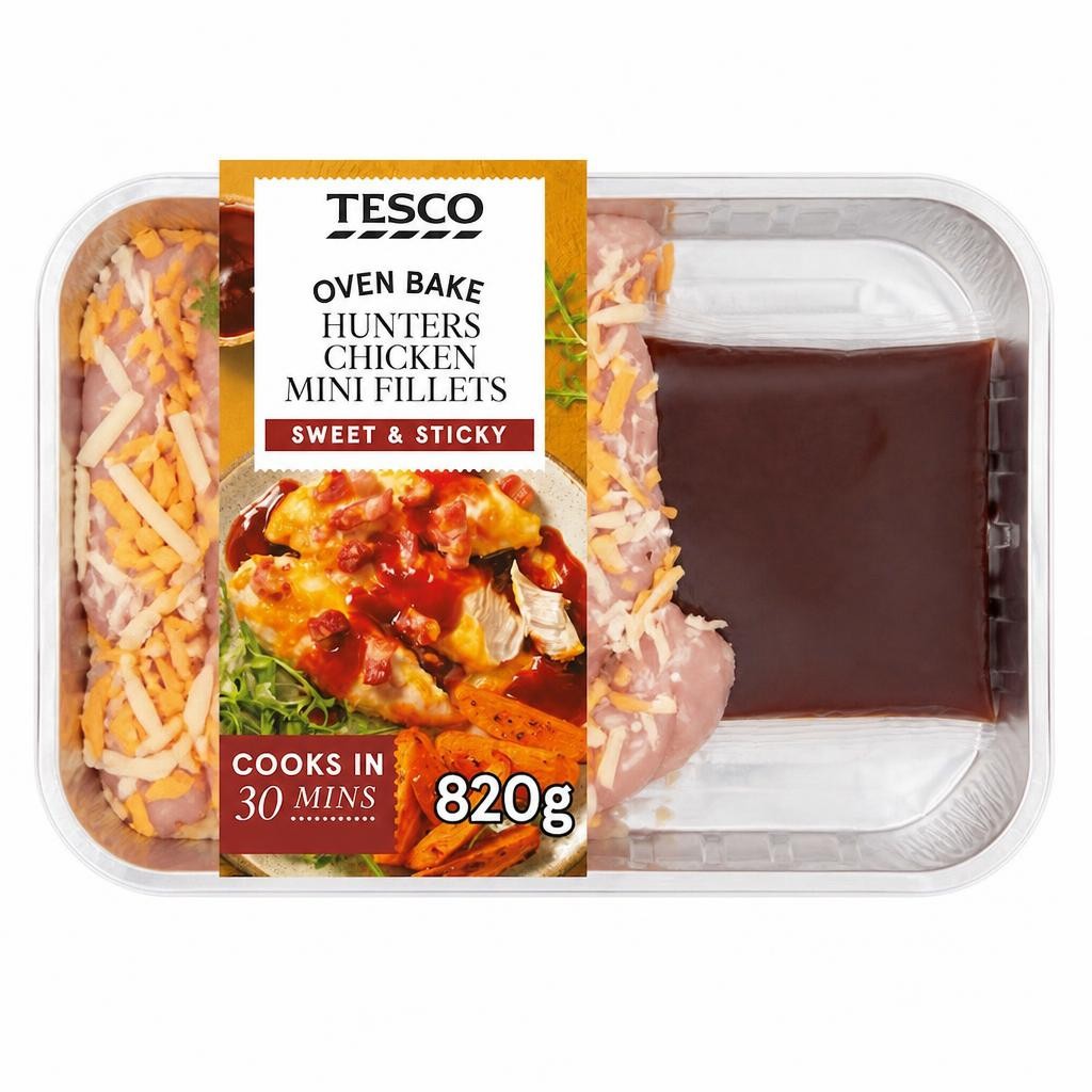 Tesco Hunters Chicken Mini Fillets 820g
