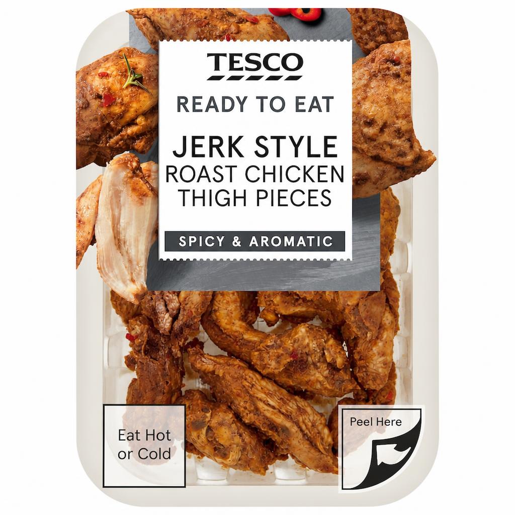 Tesco Jerk Style Roast Chicken Thigh Pieces 180g
