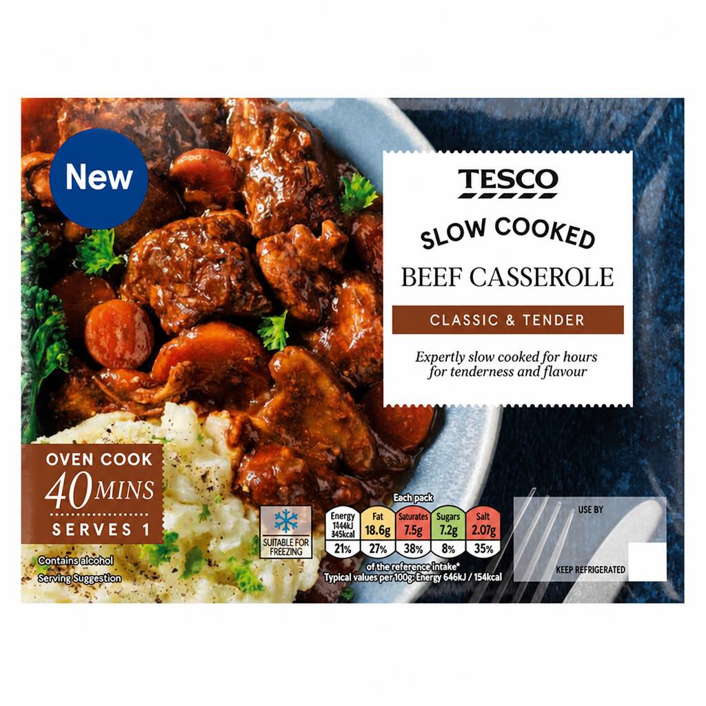 Tesco Slow Cooked Beef Casserole 330g