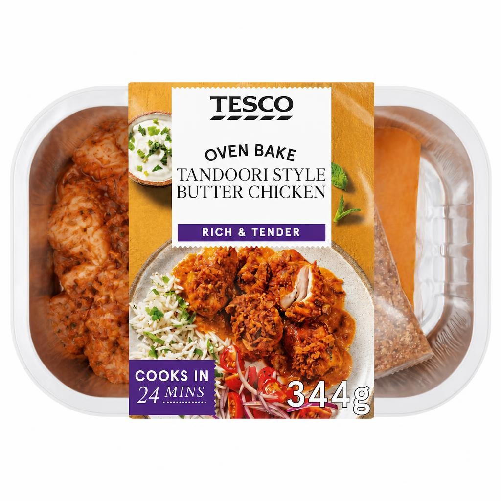 Tesco Tandoori Style Butter Chicken 344g