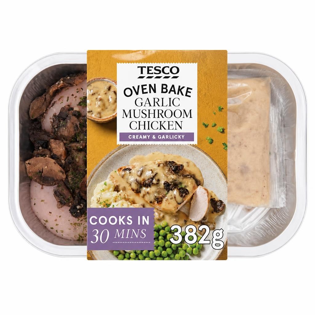 Tesco Garlic Mushroom Chicken 382G