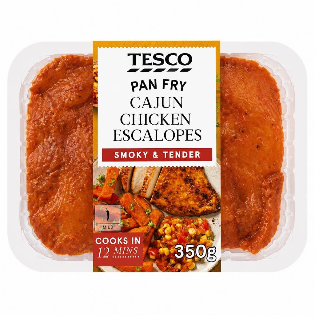 Tesco Cajun Chicken Escalopes 350g