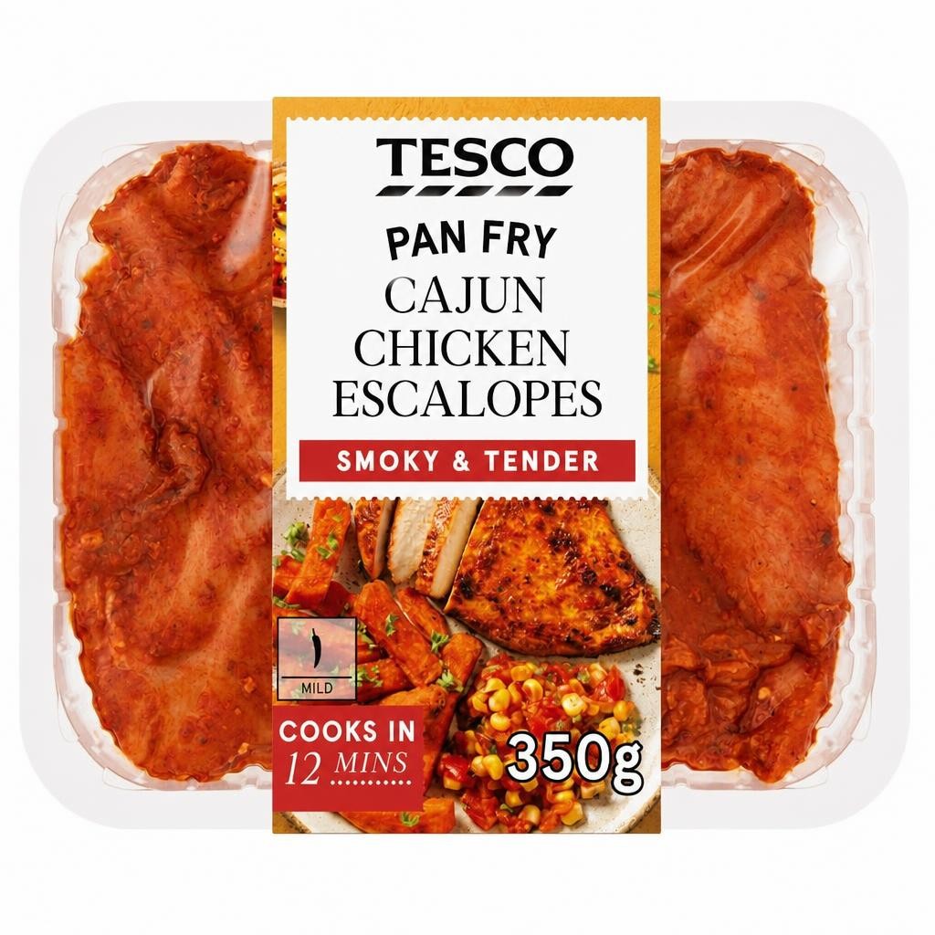Tesco Cajun Chicken Escalopes 350g
