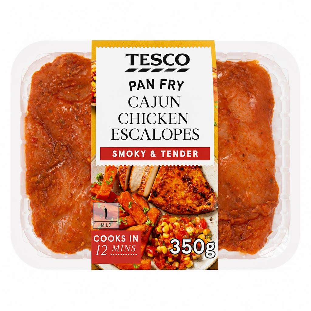 Tesco Cajun Chicken Escalopes 350g