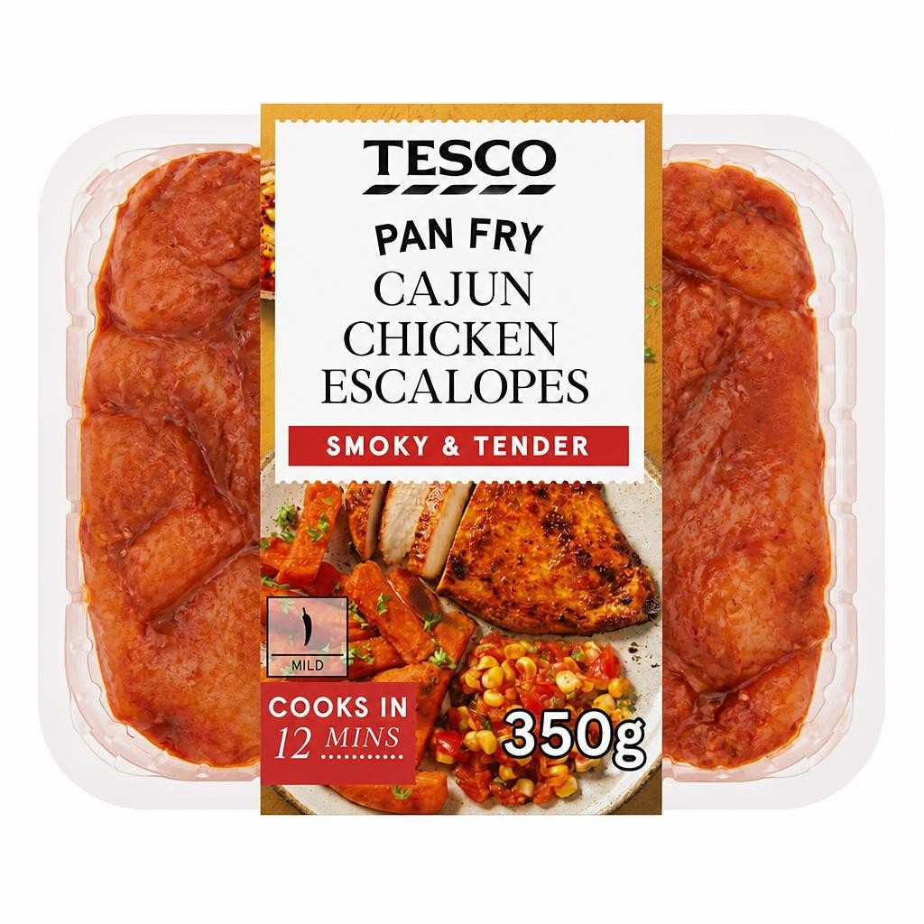 Tesco Cajun Chicken Escalopes 350g