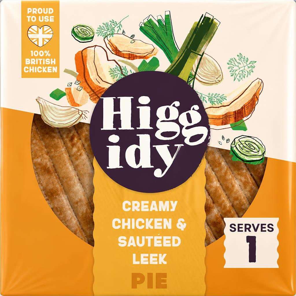 Higgidy Creamy Chicken & Sauteed Leek Pie 200g