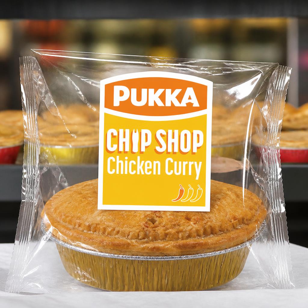 Pukka Chip Shop Chicken Curry Pie