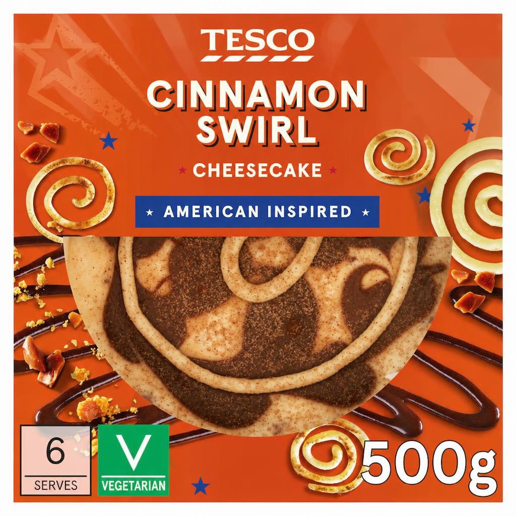 Tesco CinnaSwirl Cheesecake 500g