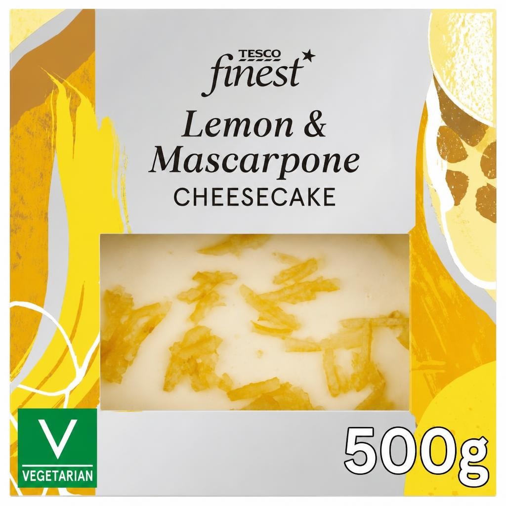 Tesco Finest Lemon & Mascarpone Cheesecake 500g
