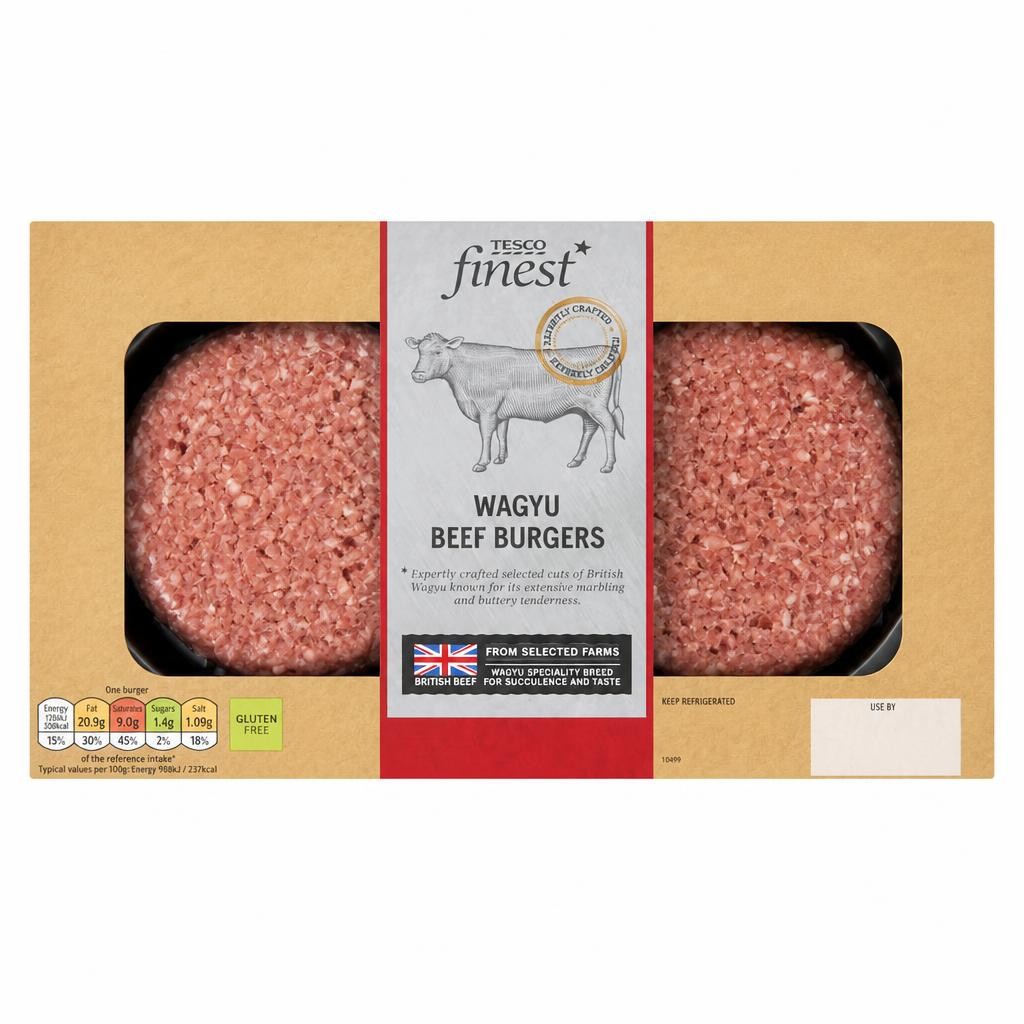 Tesco Finest Wagyu Burger 340G