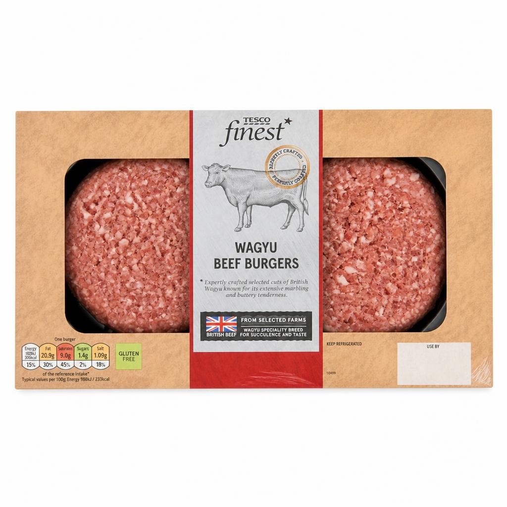 Tesco Finest Wagyu Burger 340G