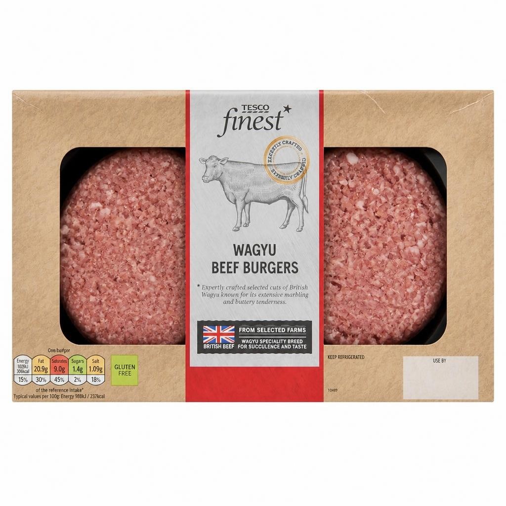 Tesco Finest Wagyu Burger 340G